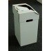 Atliekų rūšiavimo dėžė ofisui maža balta