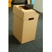 Atliekų rūšiavimo dėžė ofisui maža ruda