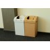 Atliekų rūšiavimo dėžė ofisui maža ruda